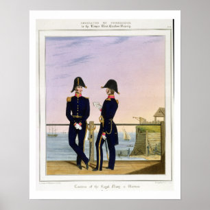 Poster Chirurgiens, plaque 6 de 'Costume de la Marine Roy