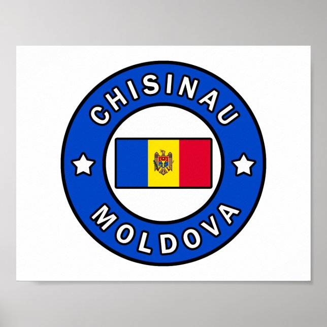 Poster Chisinau Moldova (Devant)