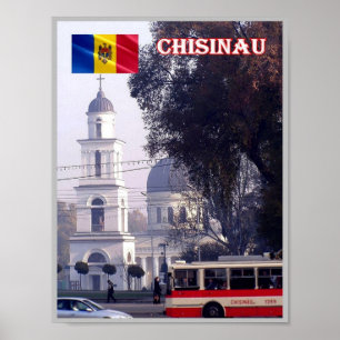 Poster Chisinau - Moldova - Centre -