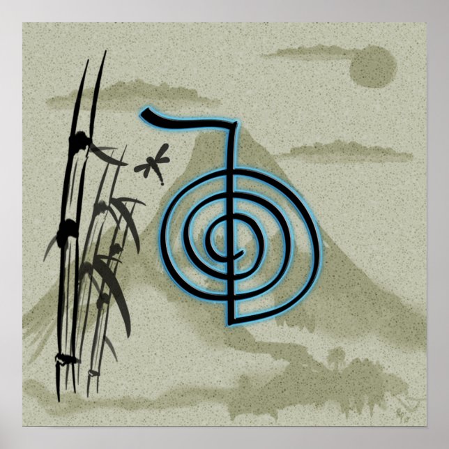 Poster Cho Ku Rei Reiki (Devant)