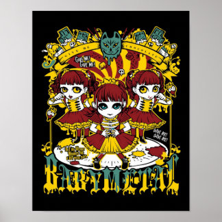 Poster chocolat au gimme babymetal