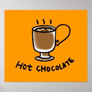 Poster chocolat chaud