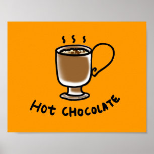 Poster Chocolat chaud