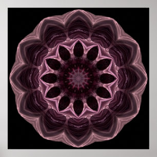 Poster Chocolats de cerise Mandala