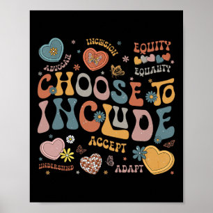 Poster Choisir D'Inclure Les Problèmes D'Inclusion Autism