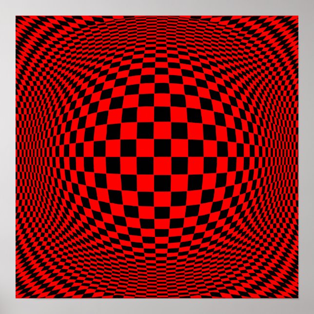 Poster Choisir la couleur Arrière - plan Op Art (Devant)