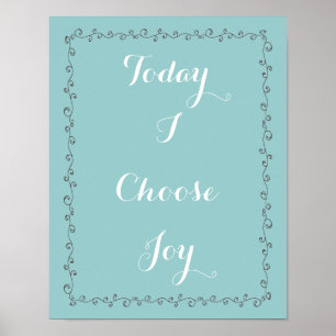 Poster Choisir la joie