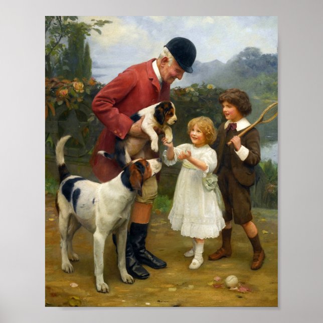 Poster Choisir la litière | Arthur John Elsley (Devant)