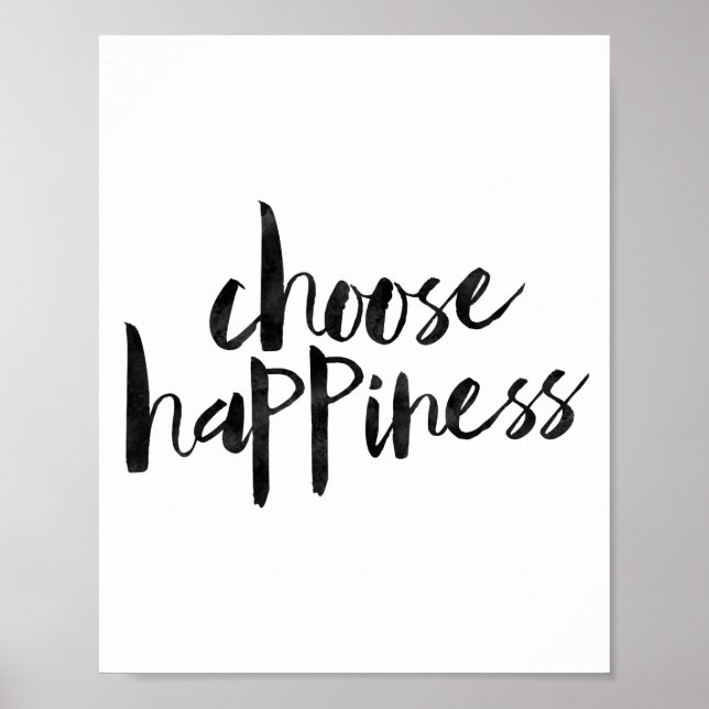 Poster Choisir le bonheur (Devant)