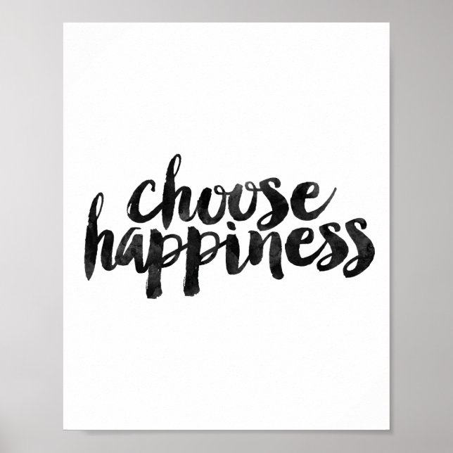 Poster Choisir le bonheur (Devant)