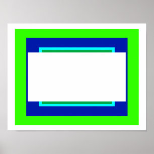 Poster Choisissez Couleur Arrière - plan, Cadre Ajouter v