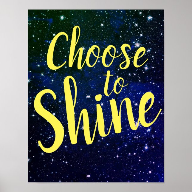 Poster Choisissez Shine Stars Cosmos (Devant)
