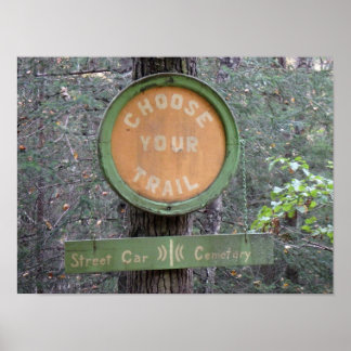 Poster Choisissez votre piste