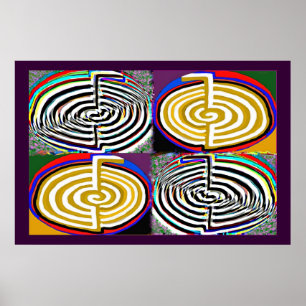 Poster Chokuray Chokuray - Symbole de guérison Reiki