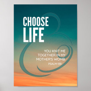POSTER CHOOSE LIFE