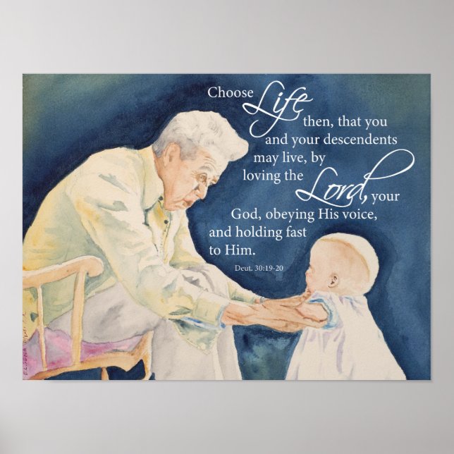 Poster Choose Life (Devant)