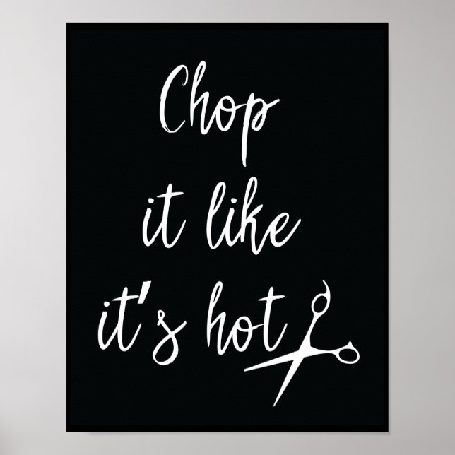 Poster Chop It Like It's Hot (Devant)