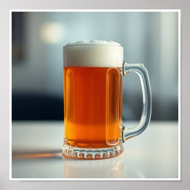 Poster Chope à bière (Devant)