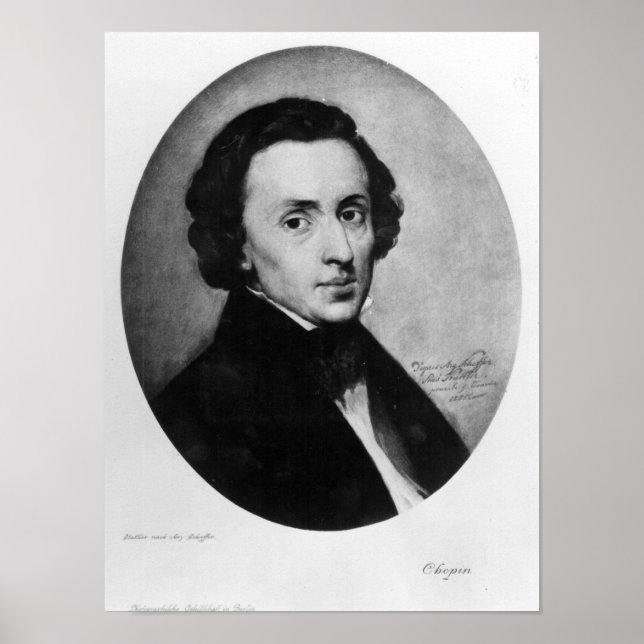 Poster Chopin, 1858 (Devant)