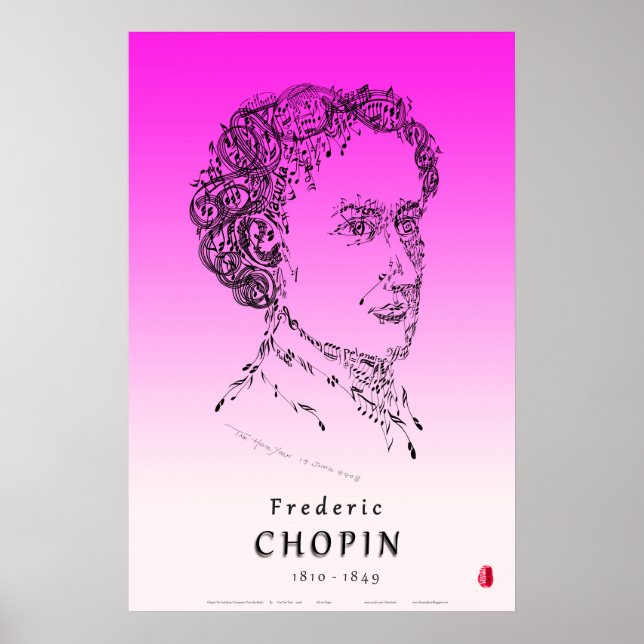 Poster Chopin : Face the Music (Devant)
