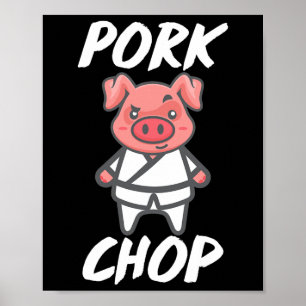Poster Chopper de porc