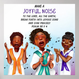 Poster Chorale afro-américaine