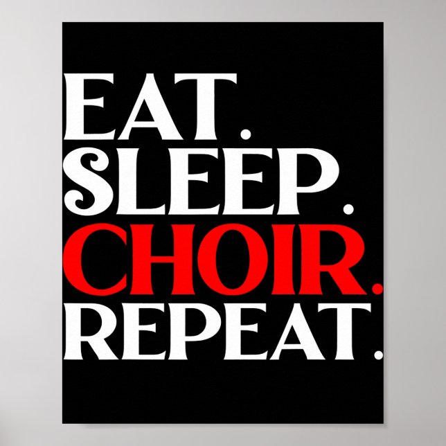 Poster Chorale metteur en scène musique drôle professeur  (Devant)