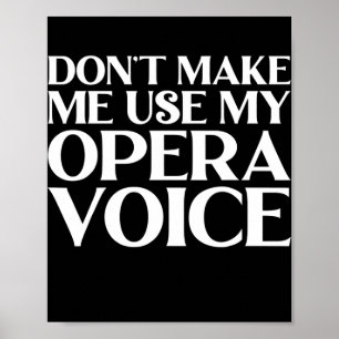 Poster Chorale metteur en scène musique drôle professeur
