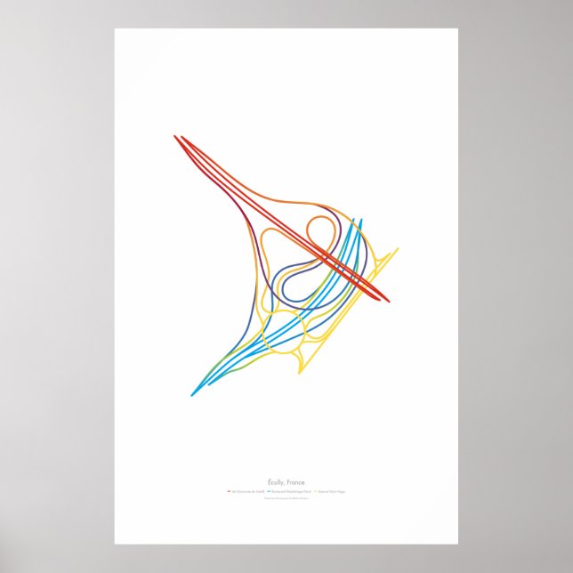 Poster Chorégraphie d'échange : Écully, France (Devant)
