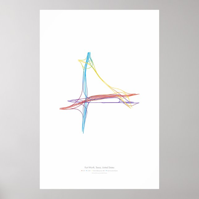 Poster Chorégraphie d'échange : Fort Worth, TX, États-Uni (Devant)