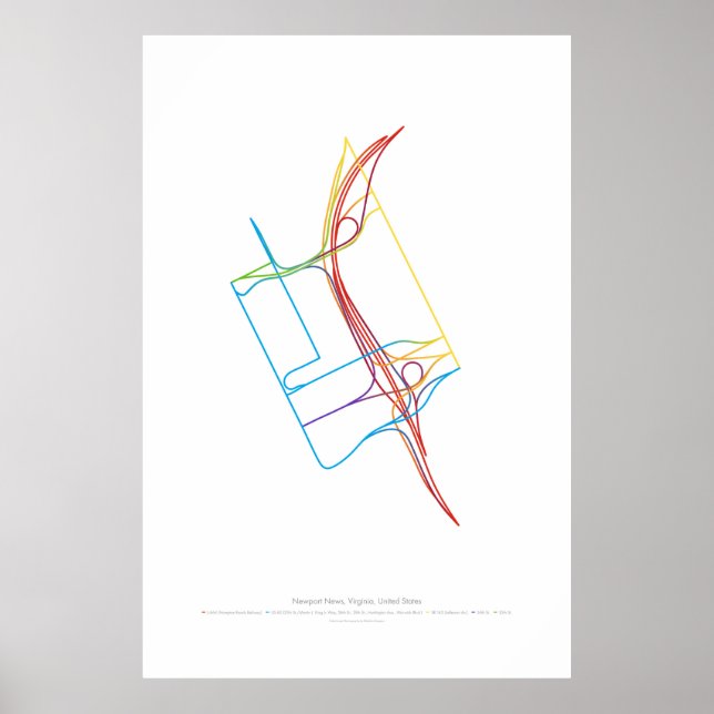 Poster Chorégraphie d'échange : Newport News, VA, US (Devant)