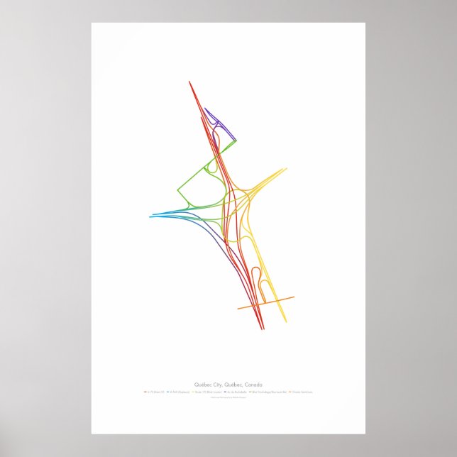Poster Chorégraphie d'échange : Québec, QC, CA (Devant)