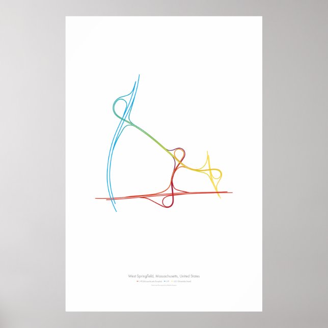 Poster Chorégraphie d'échange : West Springfield, MA, Éta (Devant)