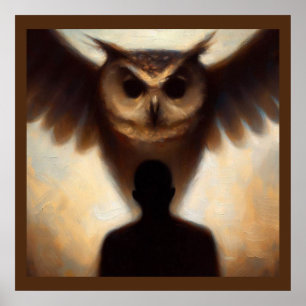 Poster Chouette animale 2