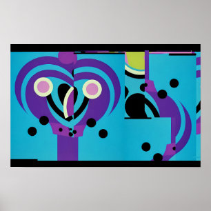 Poster Chouette pourpre à perpétuité