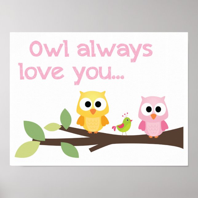 Poster Chouette t'aime toujours (Devant)