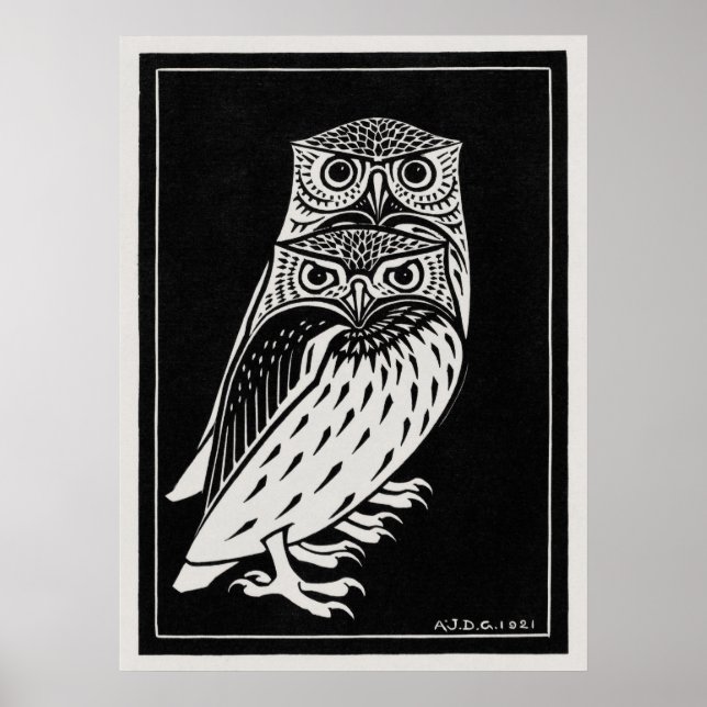 Poster Chouettes (Devant)