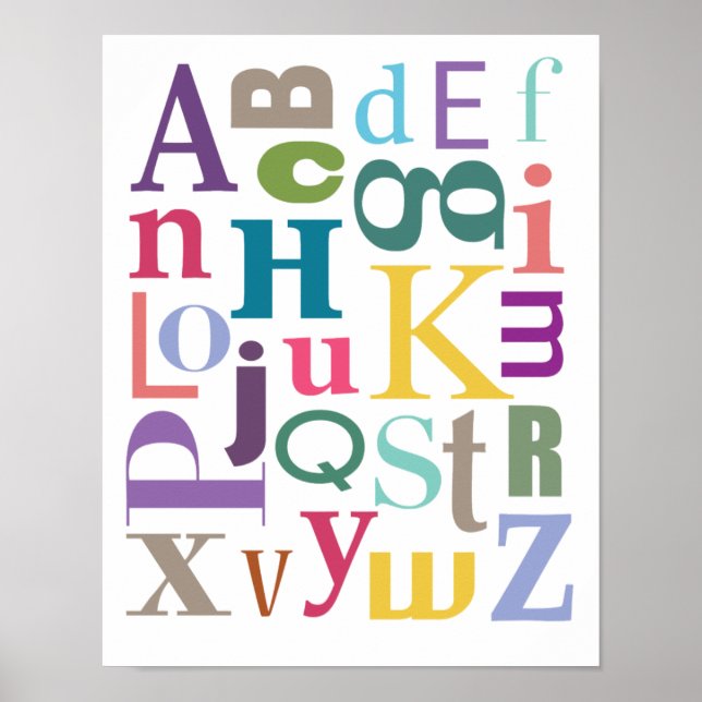 Poster Chowder Alphabet (Devant)