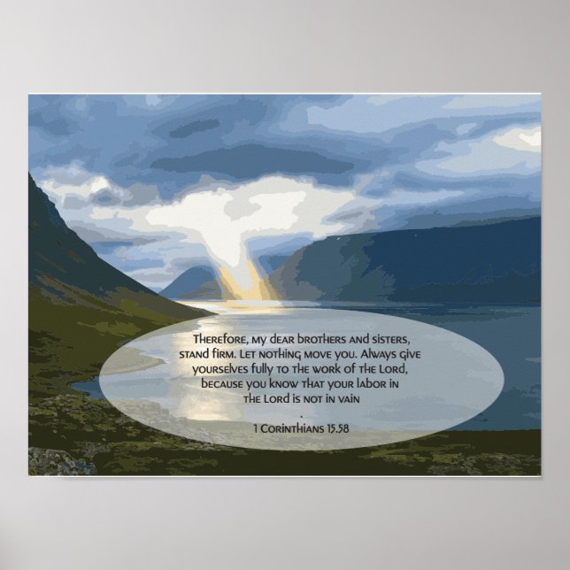 Poster chrétien - Corinthiens (Devant)