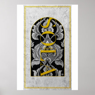 POSTER CHRÉTIEN GRACE SEUL SOLA GRATIA