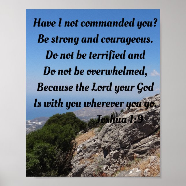 Poster chrétien personnalisé (Devant)