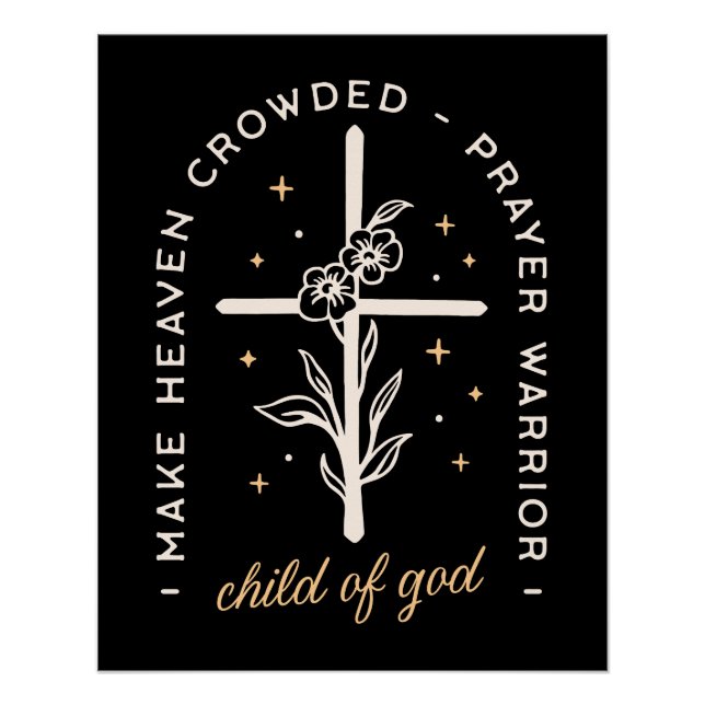 Poster Chrétien sombres citations esthétiques académiques (Devant)