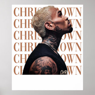 Poster Chris Brown Text 