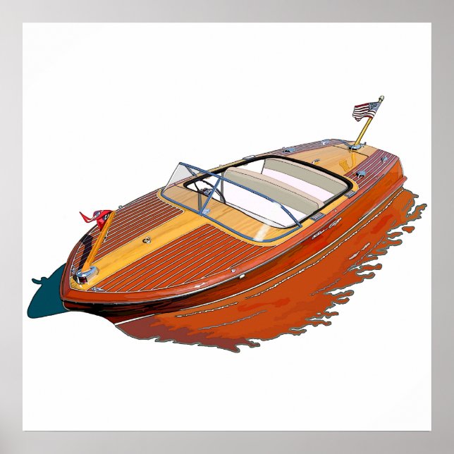 Poster Chris-Craft Capri (Devant)