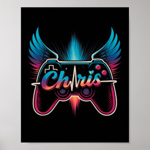 Poster Chris Groovy Prénom D Chris Contrôle Jeu Mème