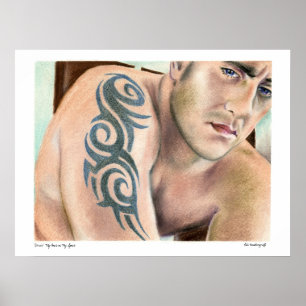 Poster "Chris" mon visage sur ma série de l'espace