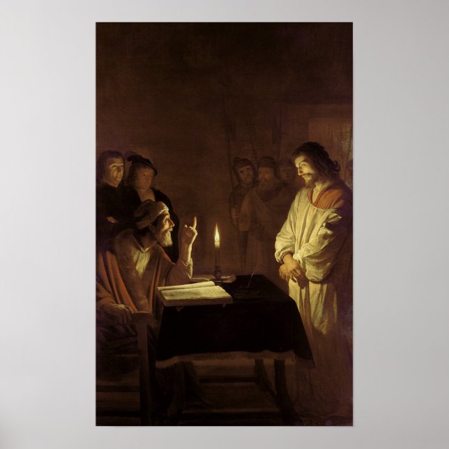 Poster Christ avant le souverain sacrificateur, 1617 (Devant)