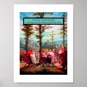 Poster Christ Bids Adieu