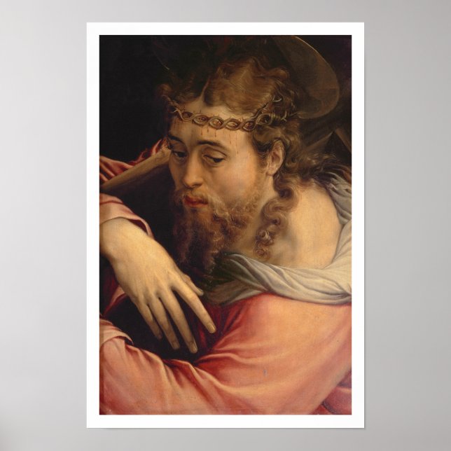 Poster Christ Carrying the Cross, 1540-45 (oil on panel) (Devant)
