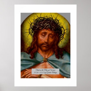 Poster Christ comme l'homme de la douleur